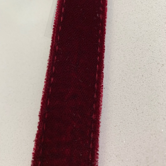 BCBG Red Velvet Belt - Picture 4 of 4